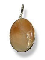 Pendentif Mandile 1922 Femme Cammei  in Argent Conchiglia 2MCICM89 - 2MCICM89